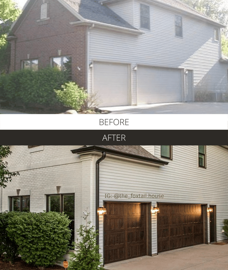 Before and After - @the_foxtail.house Dark Oak Stamped Shaker