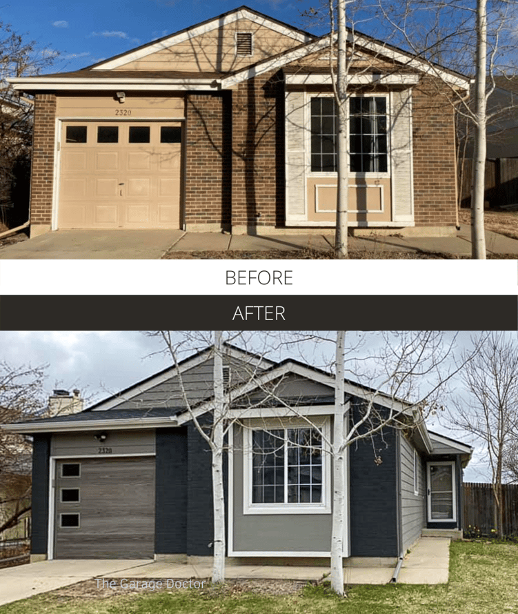 Before and After - The Garage Doctor Driftwood Skyline Flush