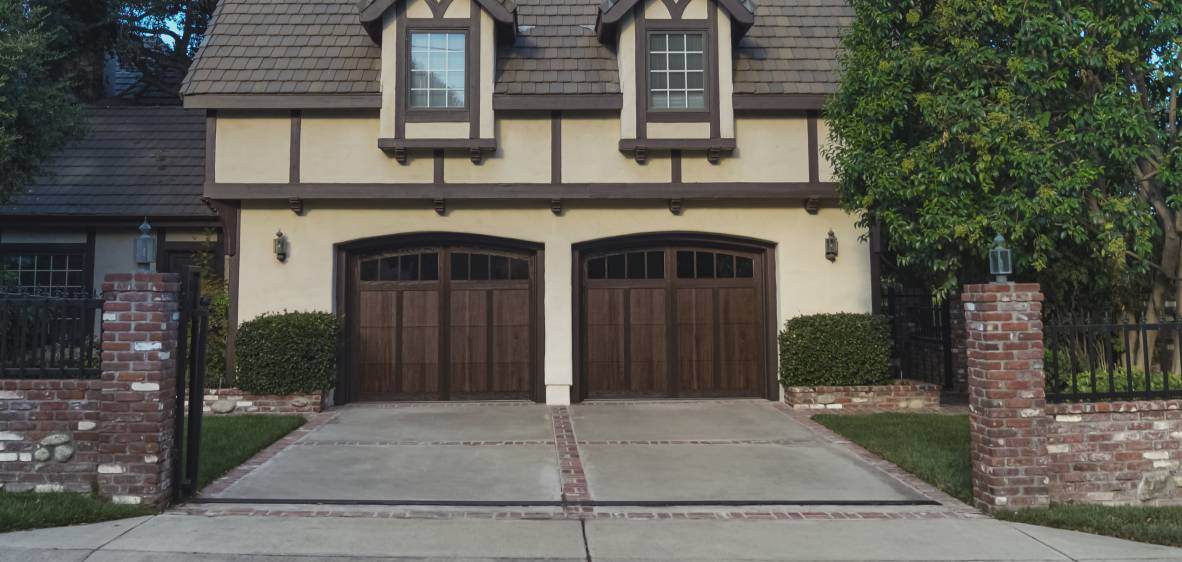 Tudor garage doors