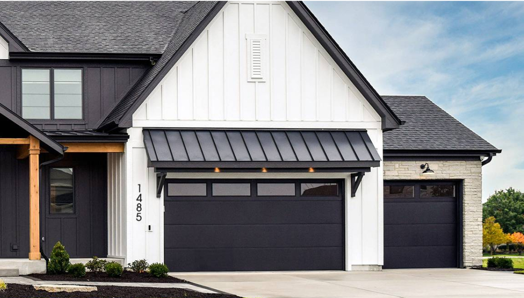 Black garage door | C.H.I. Overhead Doors