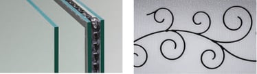 Glass options with designer glass