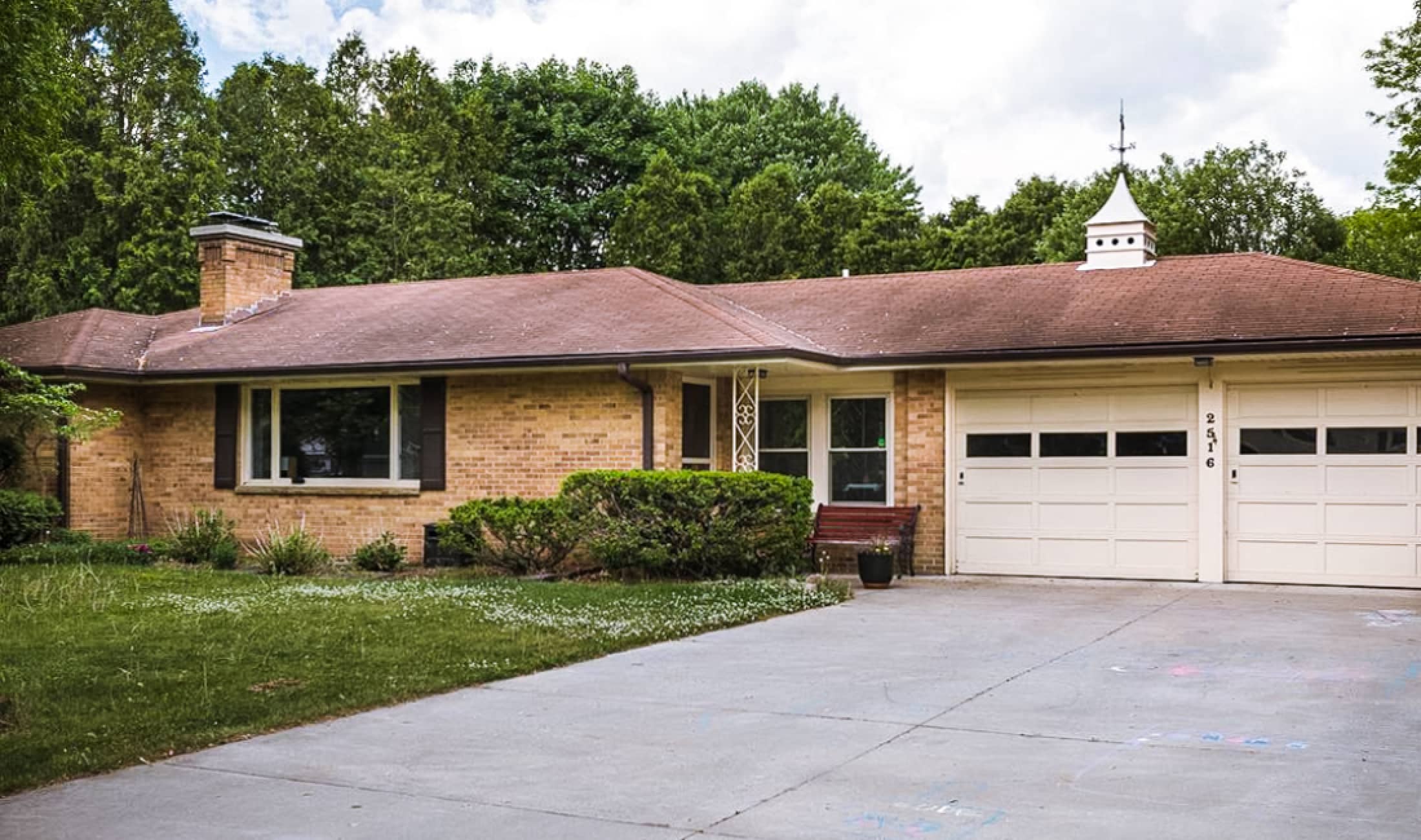 Before - Cedar Planks Residential Garage Doors