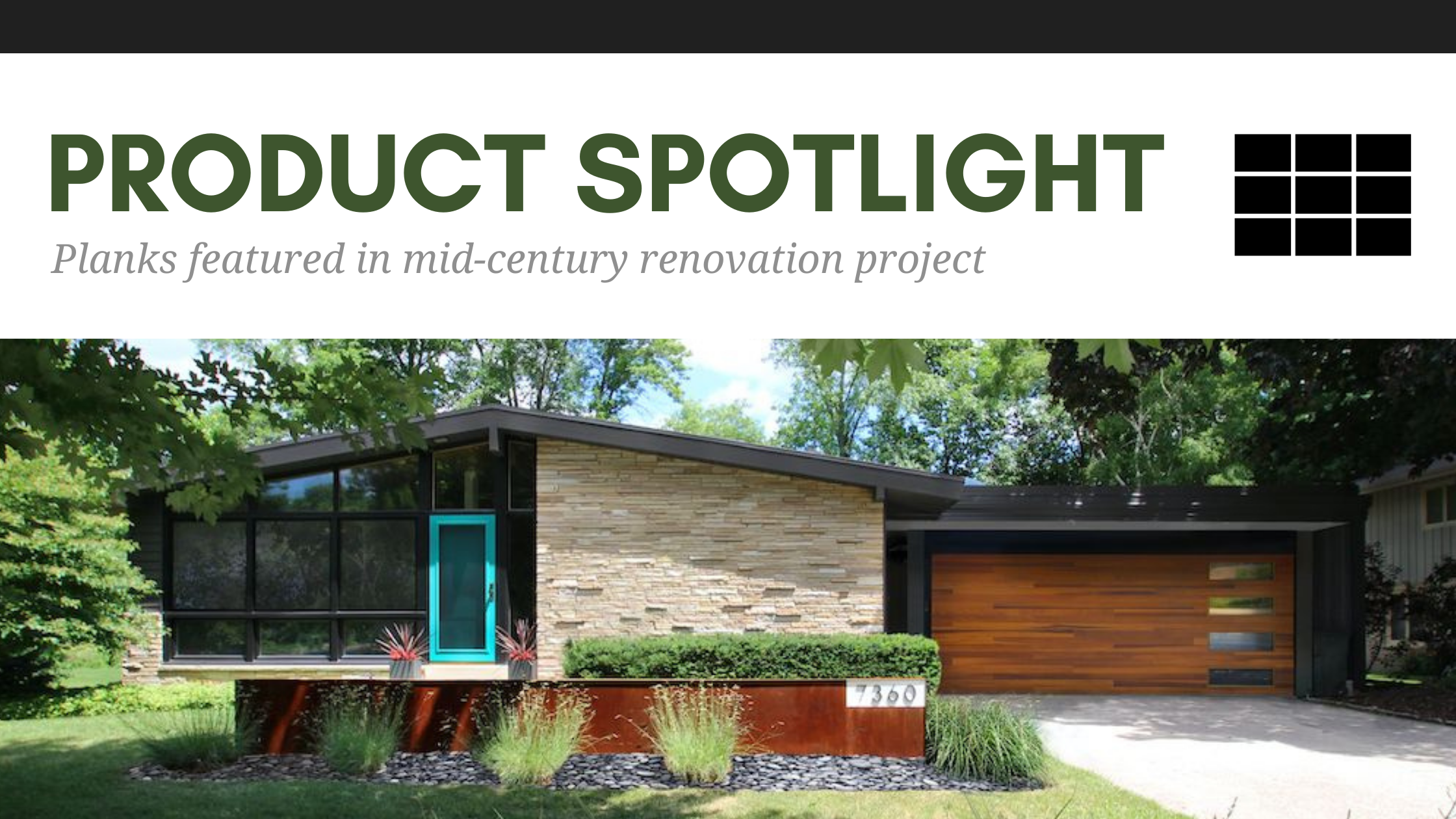 Product Spotlight: Planks Featured in Mid-Century Renovation Project