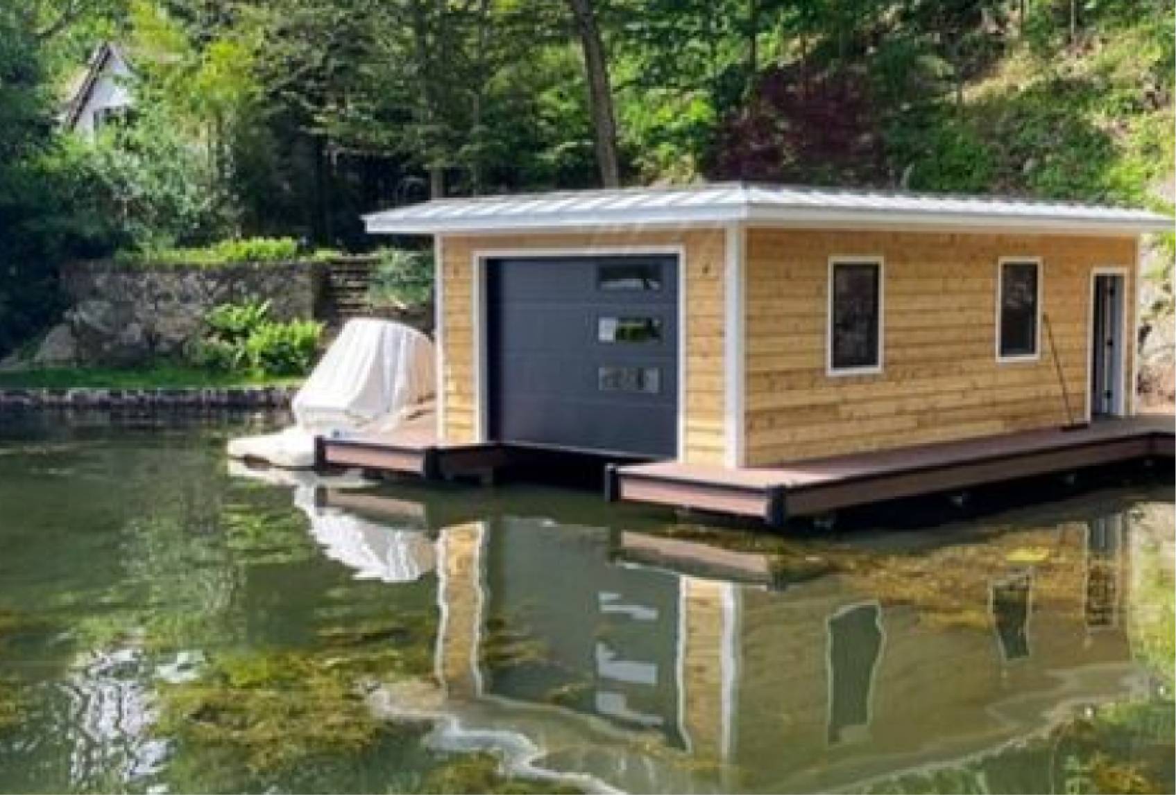 garage door used on boat house-large
